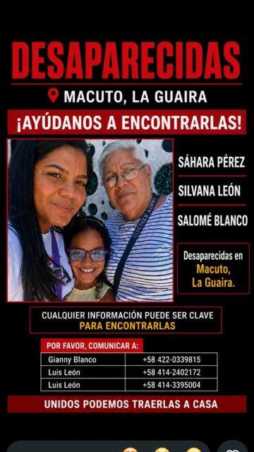 Foto de Sáhara perez, Silvana León y Salomé Blanco