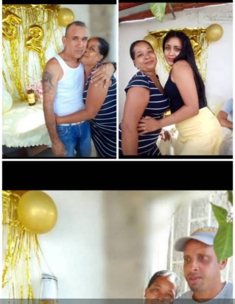 Foto de Francisco Blanco, Magaly Amaya y sus hijos