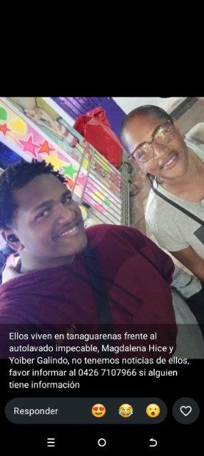 Foto de Magdalena guise y Yoiber galindo