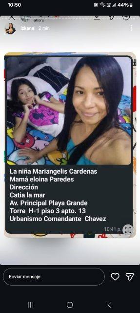 Foto de Mariangelis cárdenas