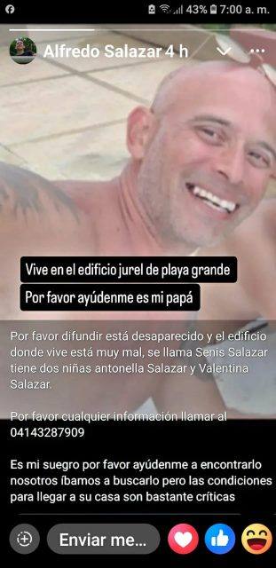 Foto de Senis Alfredo Salazar Vásquez