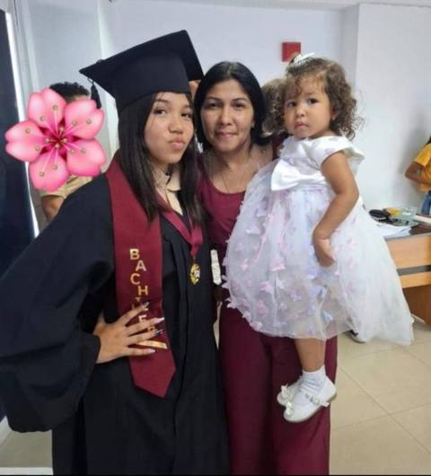 Foto de Lisbeth Barrero yitzianny Molina y susej barrero