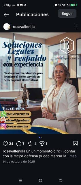 Foto de Rosa Elena Vallenilla