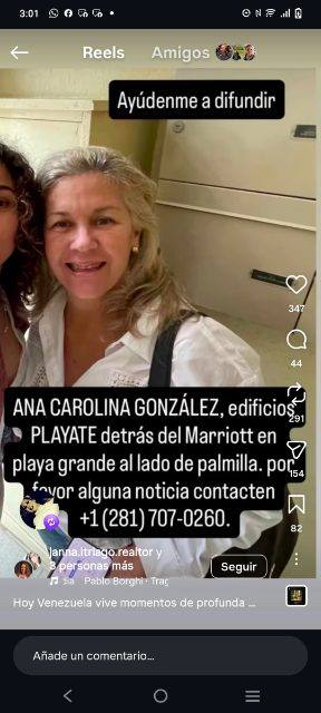 Foto de Carolina Gonzalez