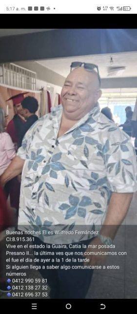 Foto de Wilfredo Fernández