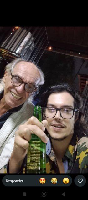 Foto de Moisés Carpio padre e hijo