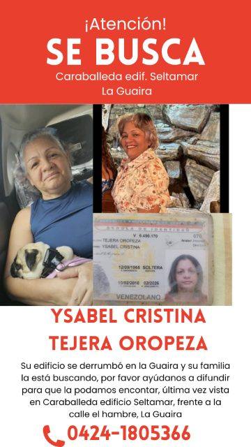 Foto de Ysabel Cristina Tejera Oropeza