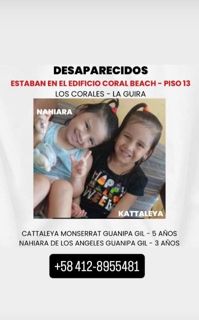 Foto de Cattaleya Monserrat Guanipa Gil y Nahiara de Los Ángeles Guanipa Gil