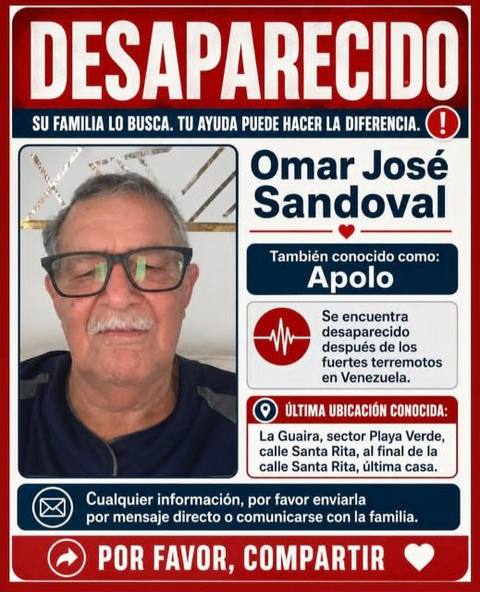 Foto de Omar José Sandoval