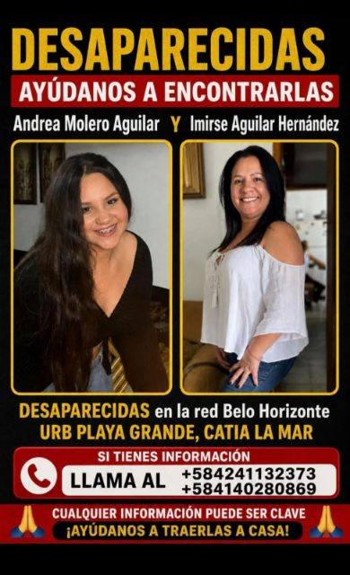 Foto de Imirce Aguilar y andrea molero