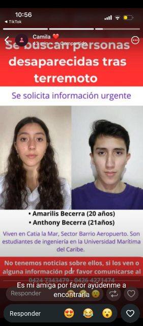 Foto de Amarilis becerra y Anthony becerra