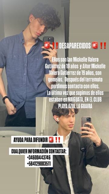 Foto de Ian y Aitor valerero