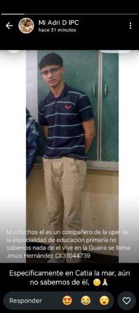 Foto de Jesús Rafael Hernández