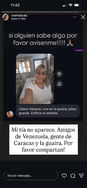 Foto de Liliana Vásquez