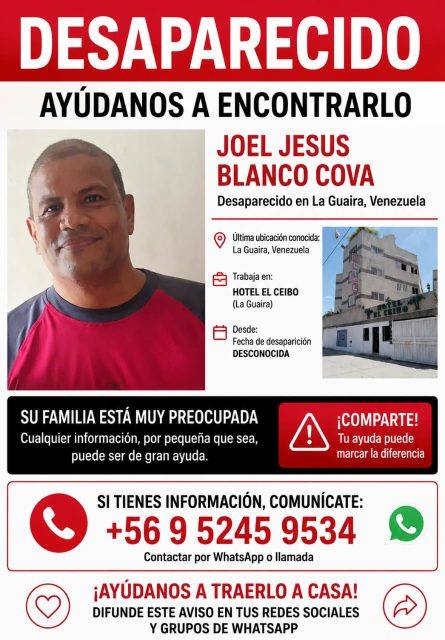 Foto de Joel Jesús Blanco Cova