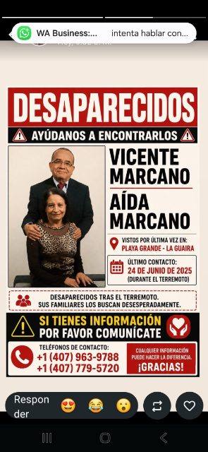 Foto de Vicente marcano y Aida marcano