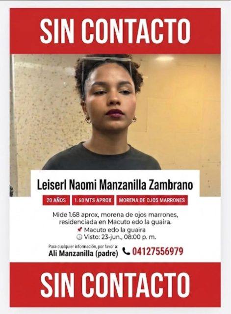 Foto de Leiserl Naomi Manzanilla Zambrano