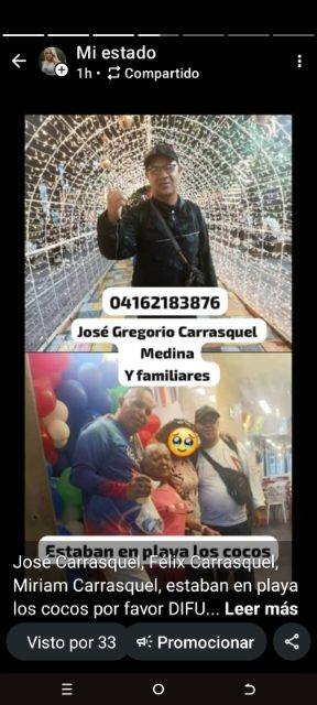 Foto de José carrasquel su mamá y su hermano