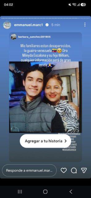 Foto de Mileida Escalona y Wiliam
