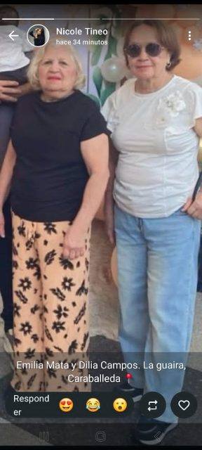 Foto de Dilia Campos y Emilia Mata