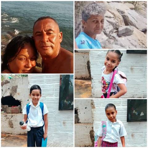 Foto de Crisbely Sánchez, Carlos lucambio, Zaida osal y los niños aran, Aranza
