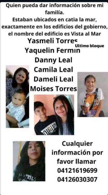 Foto de Yasmeli Torres, Yaquelin Fermín, Danny Leal, Camila Leal, Dameli Leal, Moisés Torres