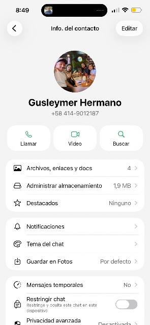 Foto de Gusleymer Chirinos araujo