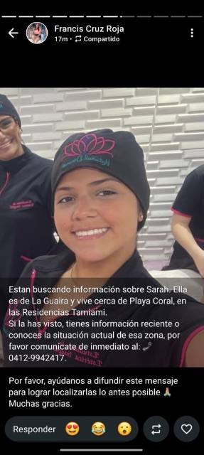 Foto de Sarah Mendoza