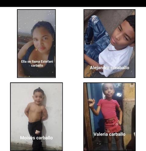 Foto de Estefaní, Alejandro, Moisés y Valeria
