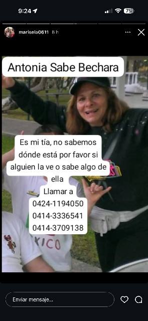 Foto de Antonia sabe