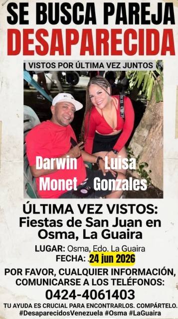 Foto de Luisa González y Darwin Monet