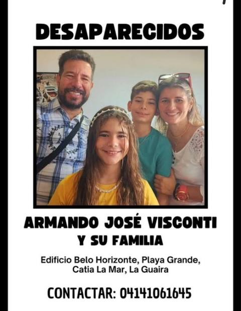 Foto de Armando Visconti y flia