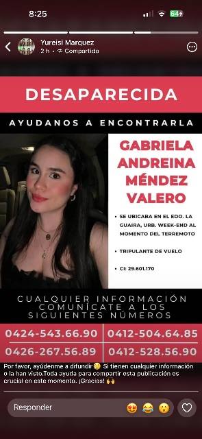 Foto de Gabriela Andreina Méndez Valero