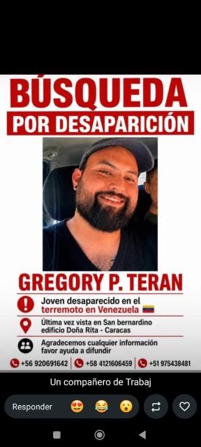 Foto de Gregory Peña Terán