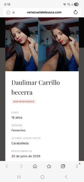 Foto de Daulimar Carrillo