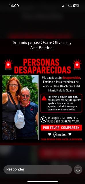 Foto de Oscar Olivetos y Ana Bastidas