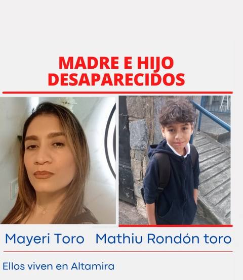 Foto de Mayeri Toro y Mathiu Rondón Toro