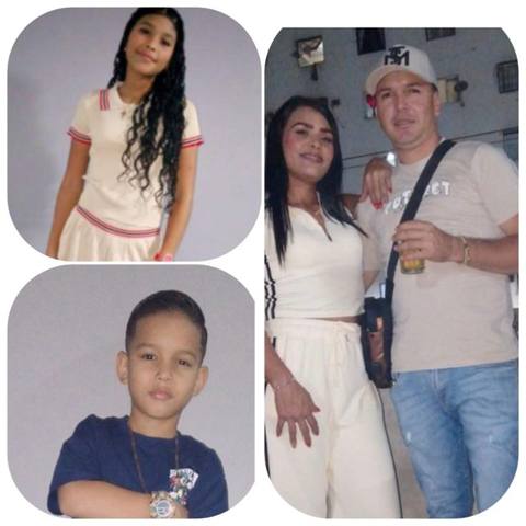Foto de Yuleika peroza y familia