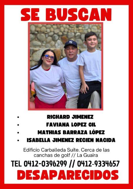 Foto de Richard Jiménez Quintero y flia