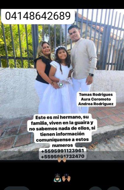 Foto de Tomas Rodriguez  aura nuñez Andrea Rodriguez
