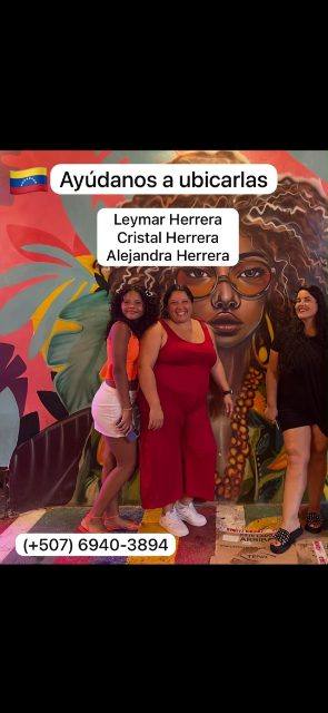 Foto de Leymar, Alejandra y Cristal Herrera
