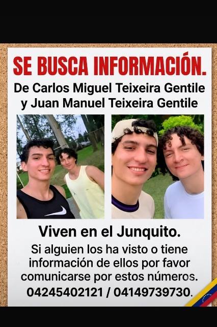 Foto de Juan Manuel y Carlos Miguel Texeira