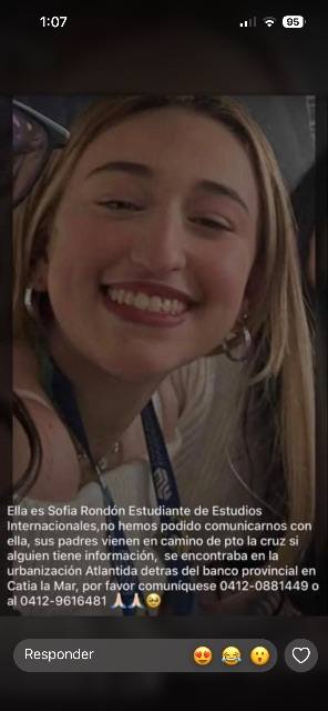 Foto de Sofía Rondon