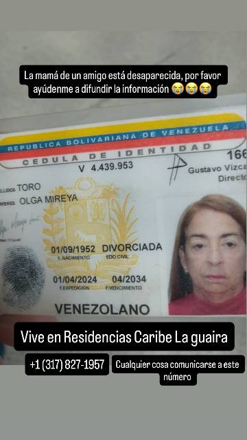 Foto de Olga Mireya Toro