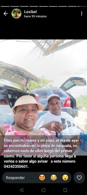 Foto de Soraidi Brizuela y Oscar Palacios