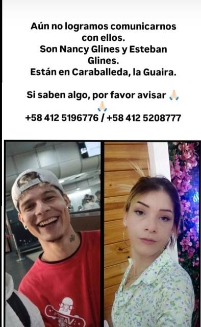 Foto de Esteban Glinez y Nancy Glinez