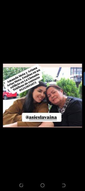 Foto de Amanda mota y Ariana Arias Mota