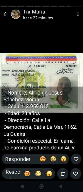 Foto de Alirio de Jesús Sanchez Moran