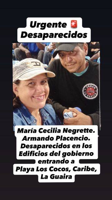 Foto de Armando Placencio y Maria Cecilia Negrette