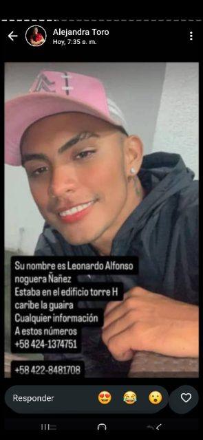 Foto de Leonardo Alfonso noguera Nañez